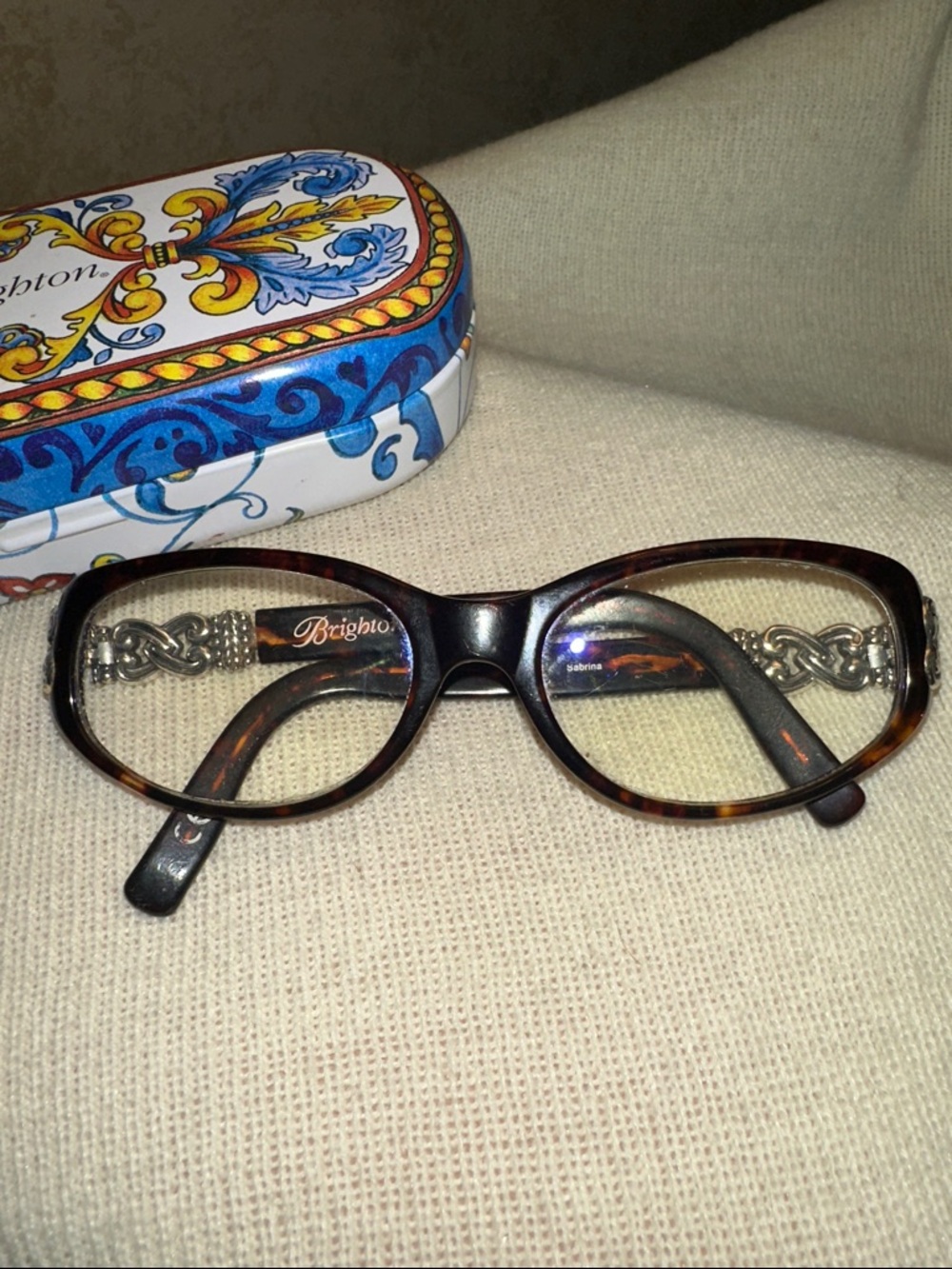 Brighton Sabrina Tortoise prescription ready or sunglasses ready glasses